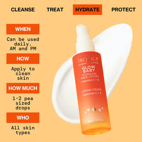 Pacifica Vitamin C Face Lotion Glow Baby VitaGlow in a skincare routine