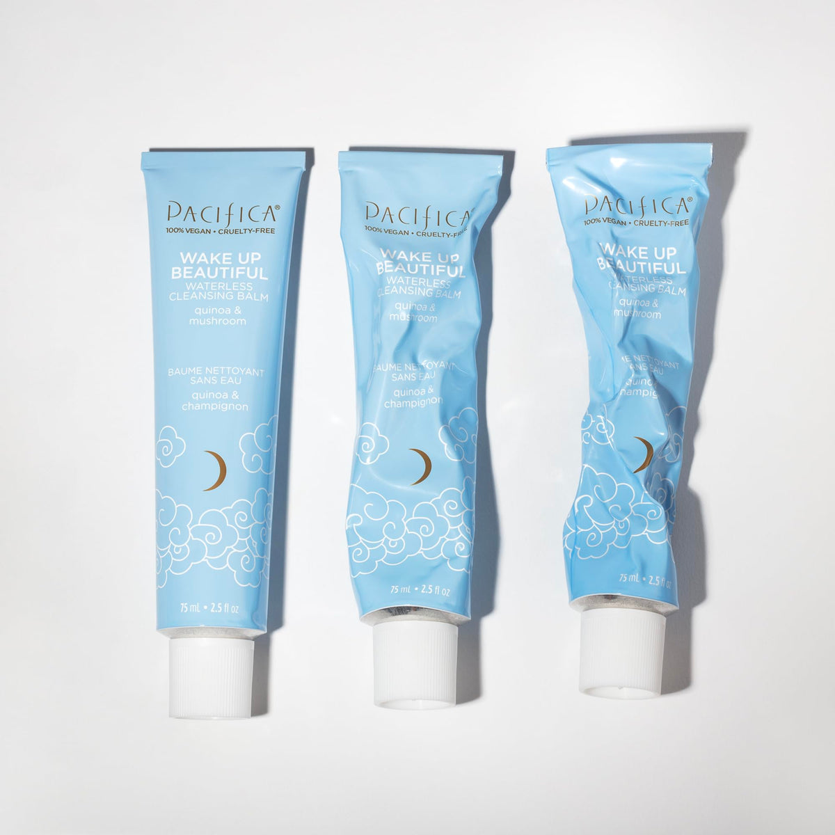 Pacifica Wake Up Beautiful Cleansing Balm packaging details