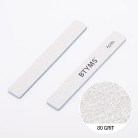 Pack of 25 BTYMS nail files displayed together