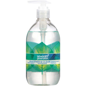 Pack of 8 Seventh Generation Liquid Hand Soap bottles displayed together