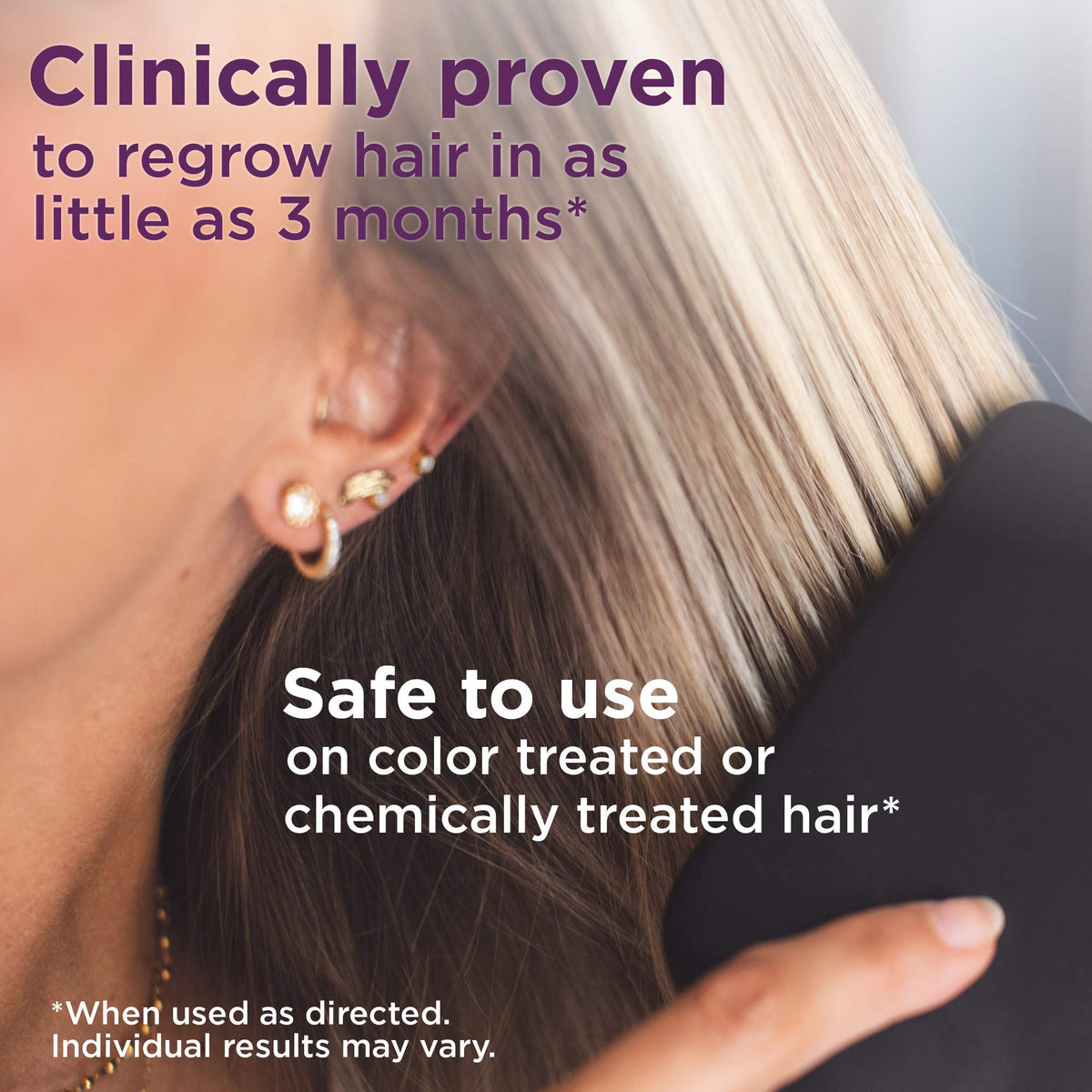 Pack of Basic Care Hair Regrowth for Women, 12-month supply
