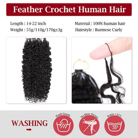 Pack of LOLly HAIR Miracle Invisible Knots Crochet Hair 55g