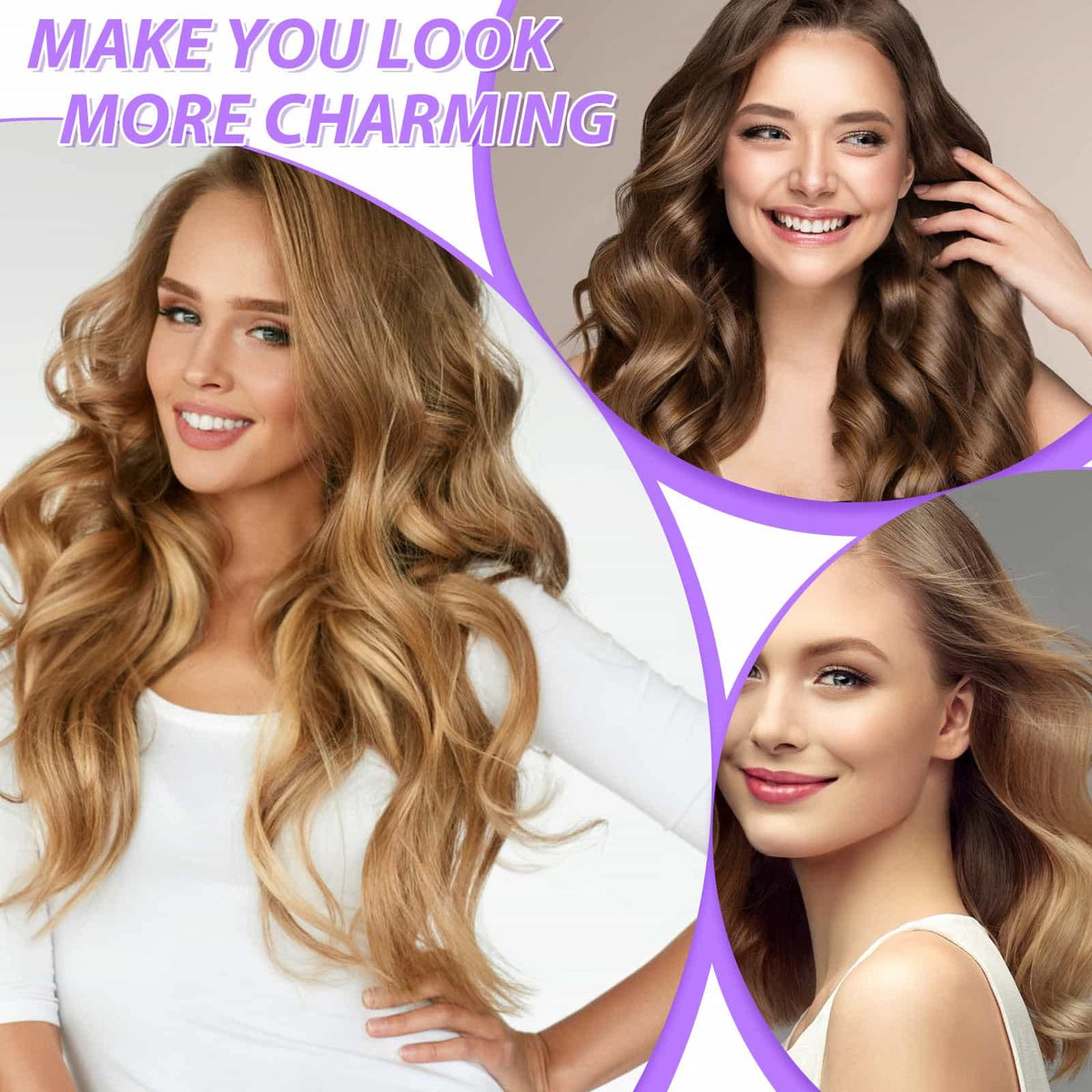 Packaging of Acejoz Jumbo Hair Curlers Set
