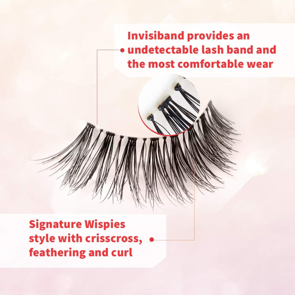 Packaging of Ardell Wispies 113 showing multiple pairs