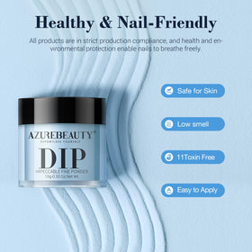 Packaging of AZUREBEAUTY 31Pcs Dip Powder Nail Kit