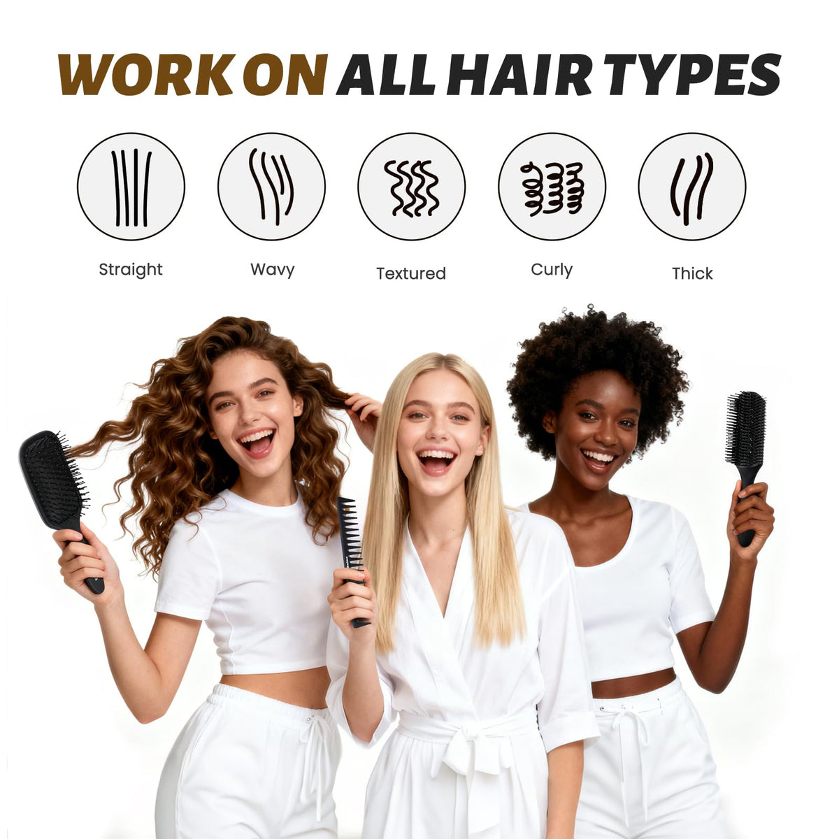Packaging of BALON Hair Brush Set