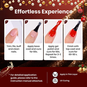packaging of beetles Gel Polish Glitter Gel Nail Polish Set