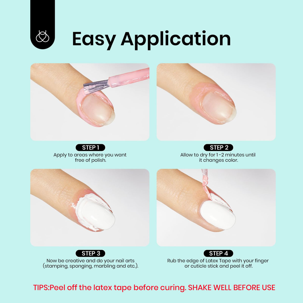 packaging of beetles Gel Polish Liquid Latex Cuticle Guard