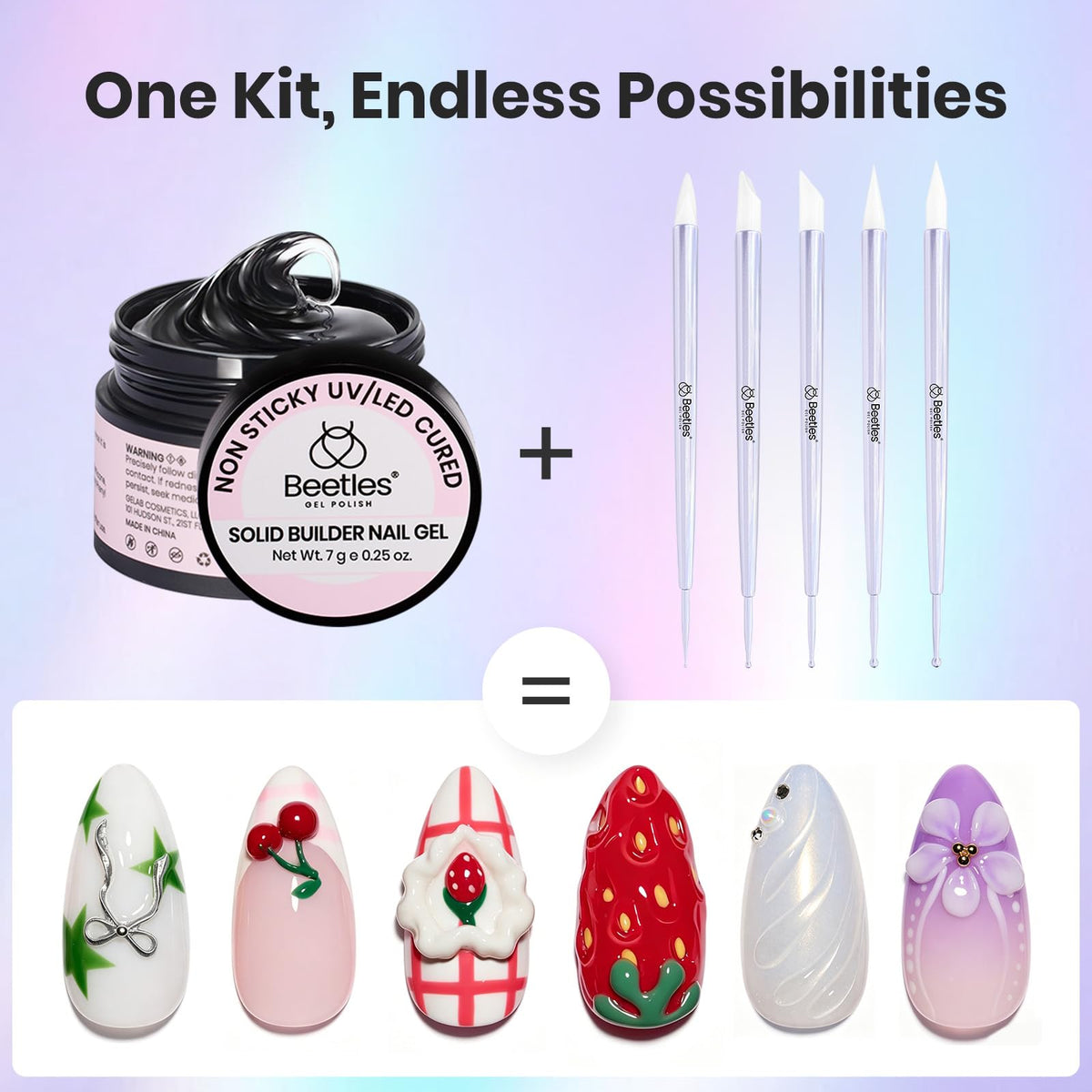 packaging of beetles Nail Art Dotting Tools set