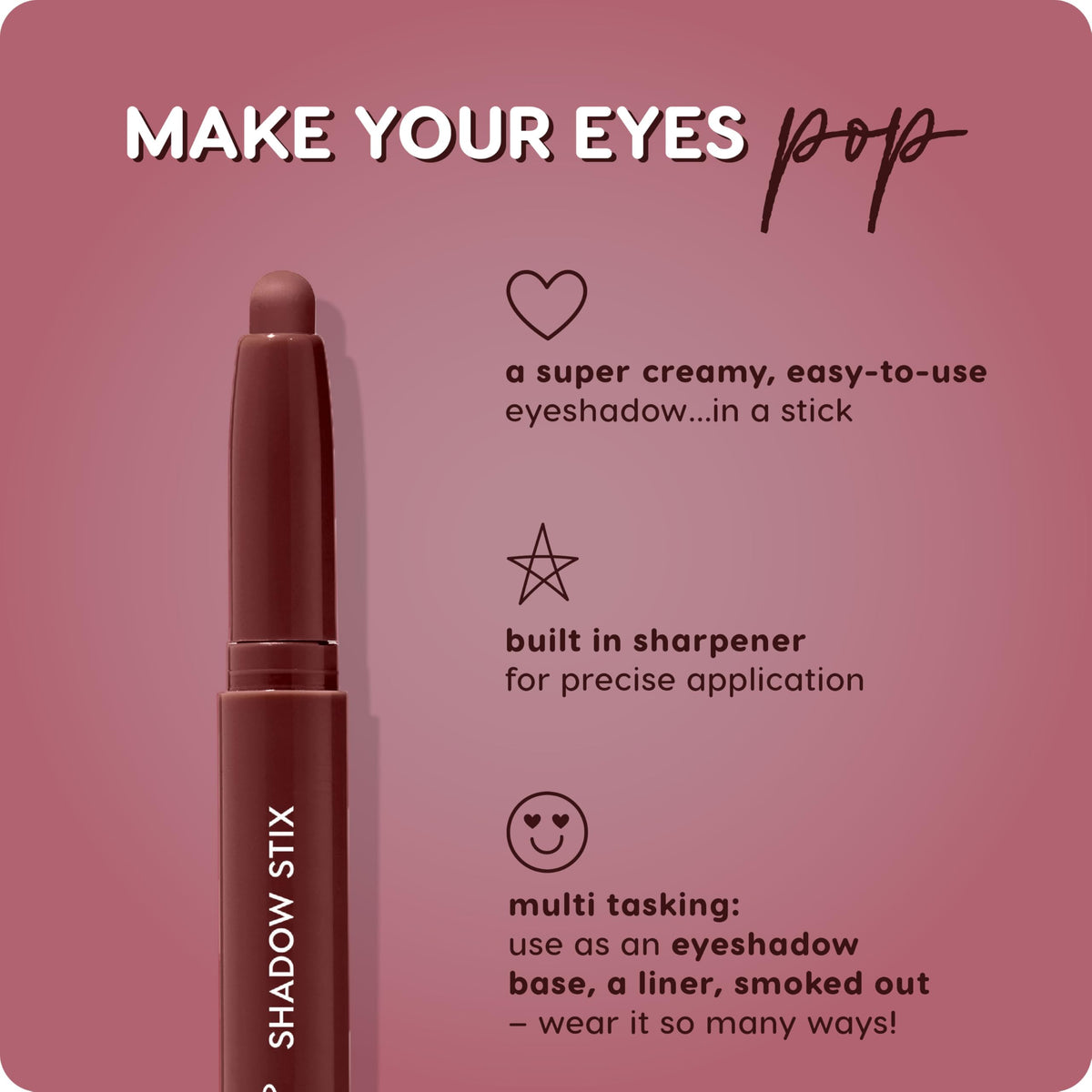 Packaging of ColourPop Shadow Stix Cream Eyeshadow Stick