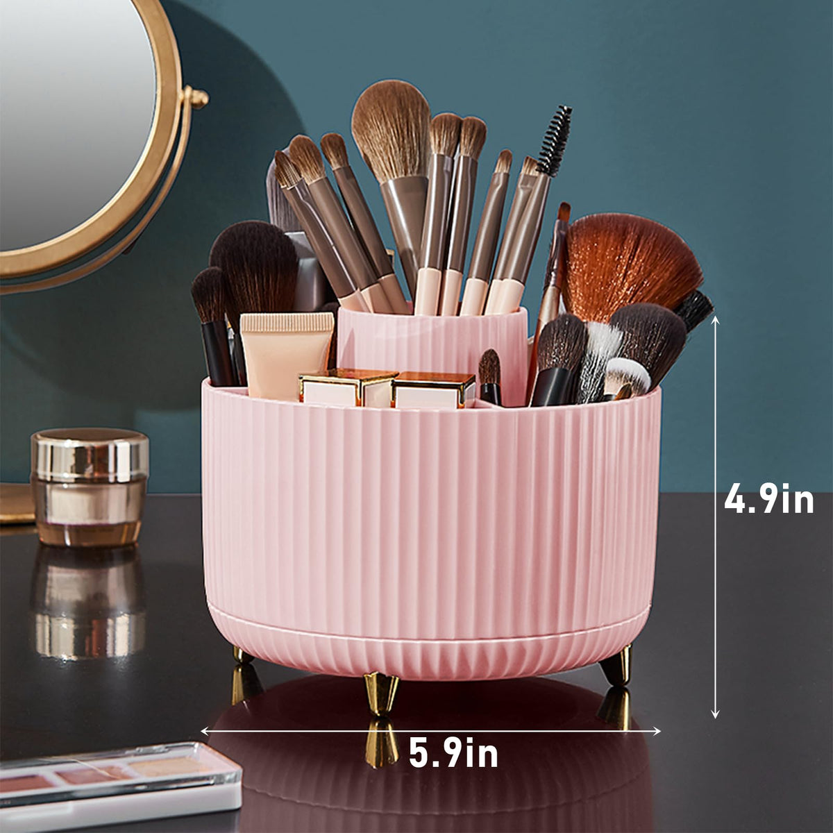 Packaging of Diesisa 360° Rotating Makeup Brush Holder