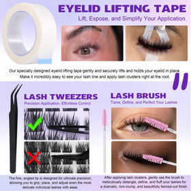 Packaging of EYDEVRO Fairy Lash Clusters Kit