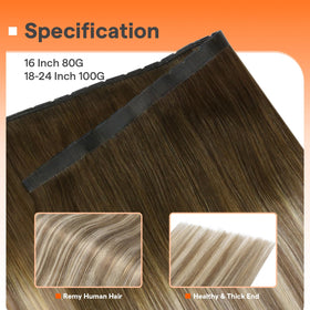 Packaging of Full Shine Butterfly Weft Hair Extensions
