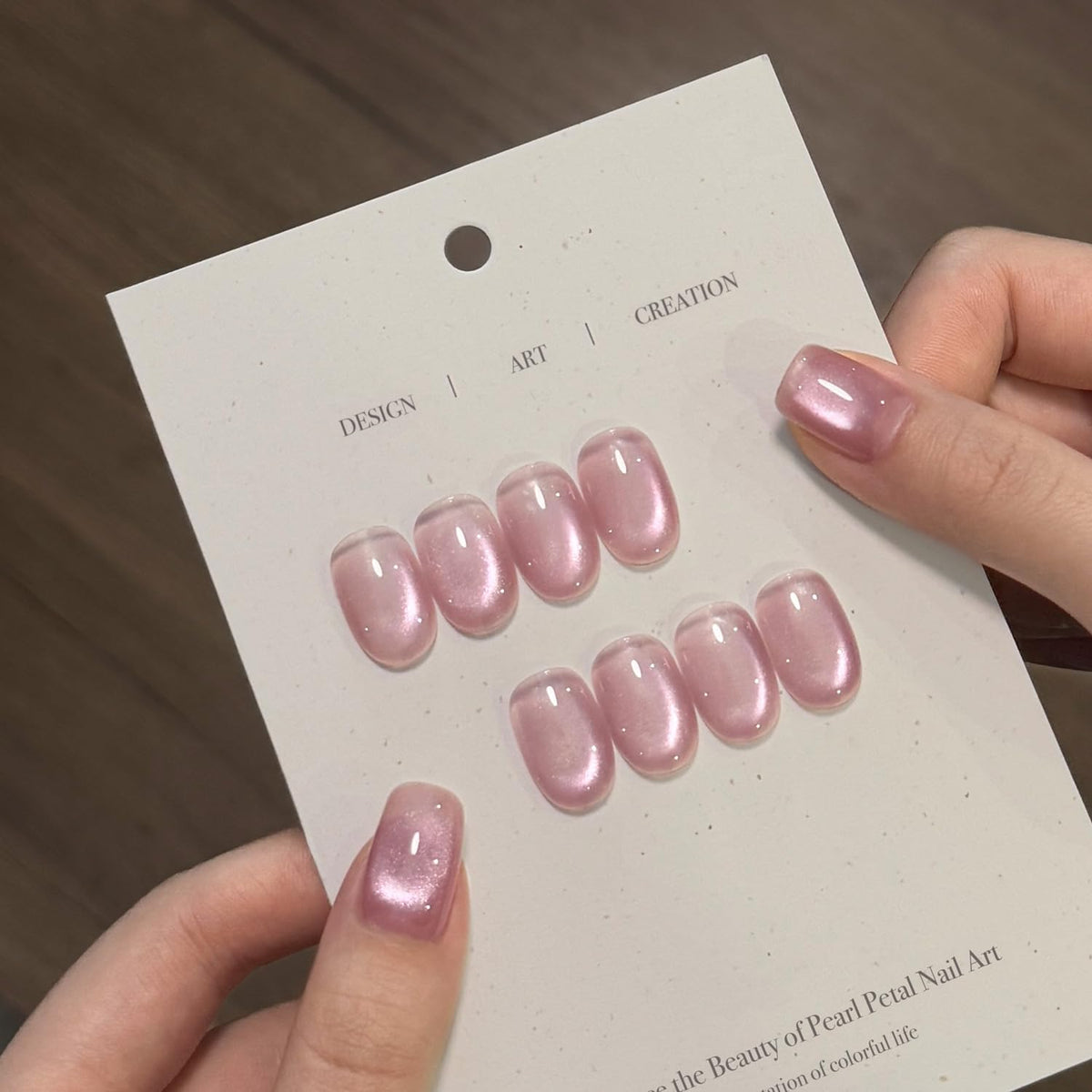 Packaging of GAOY Barely Pink Cat Eye Gel Nail Polish