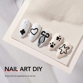 Packaging of GAOY Black 3D Nail Gel