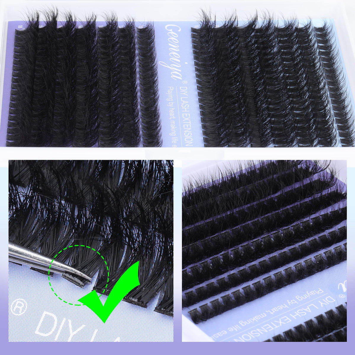 Packaging of Geeneiya Lash Extension Kit