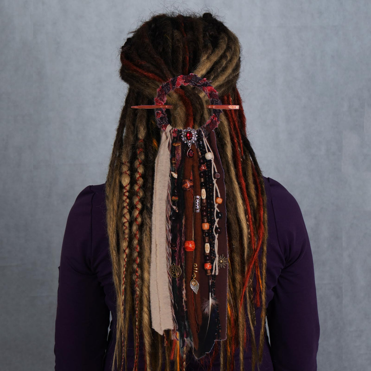 Packaging of Generic Dreadlock Hair Tie with accessories