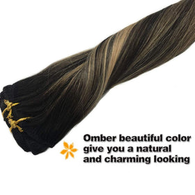 Packaging of GOO GOO Clip in Hair Extensions