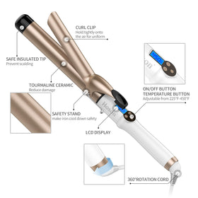 Packaging of Hoson 1.25 Inch Curling Iron
