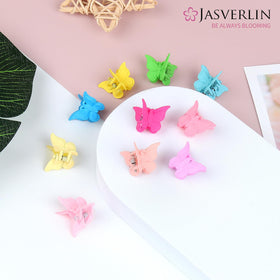 Packaging of JASVERLIN Butterfly Clips showing 50 pieces