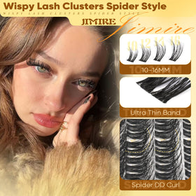 Packaging of JIMIRE Spider Lash Clusters with 160 pieces
