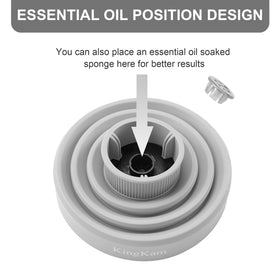 Packaging of KingKam Collapsible Silicone Hair Diffuser