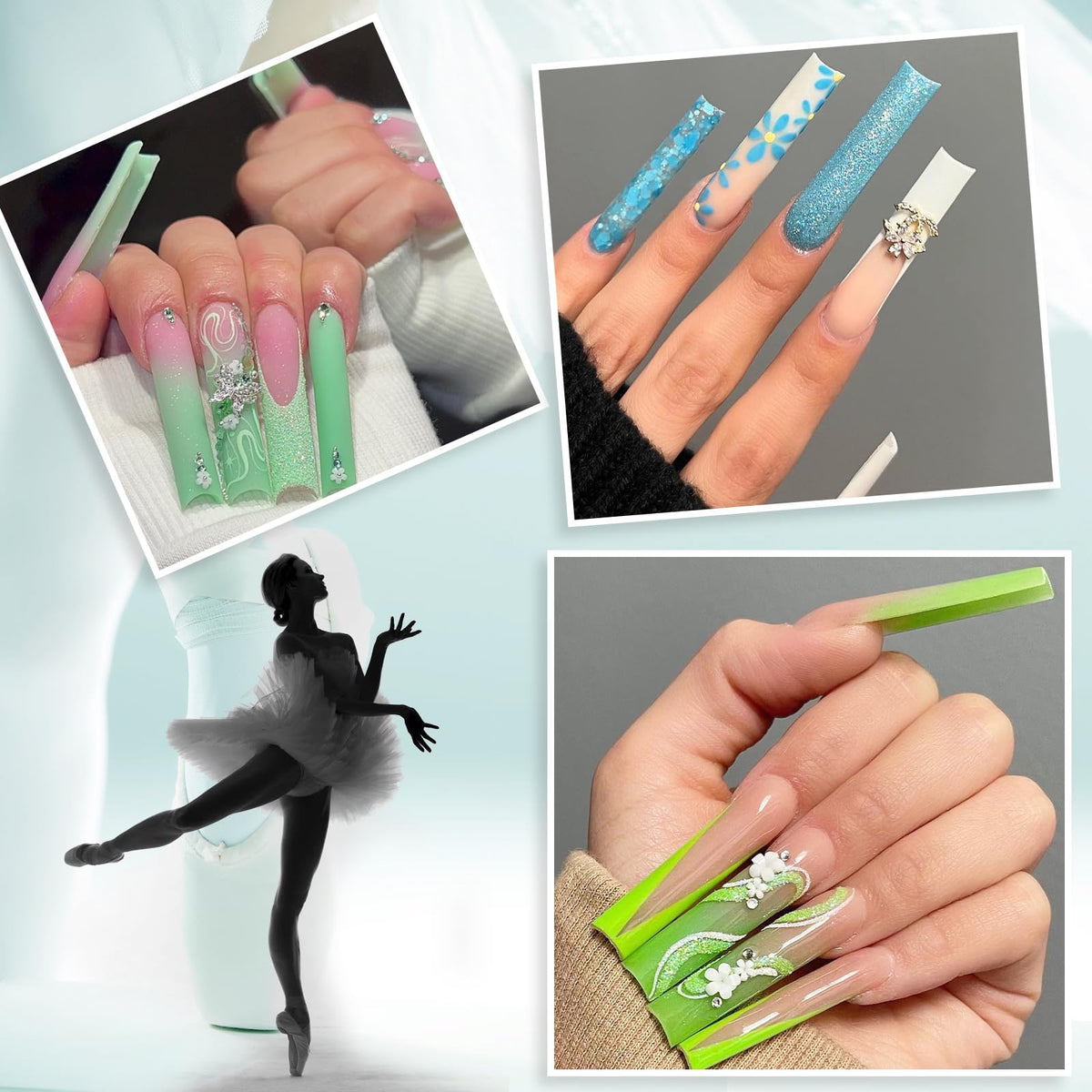 Packaging of LIONVISON XXL Square Nail Tips