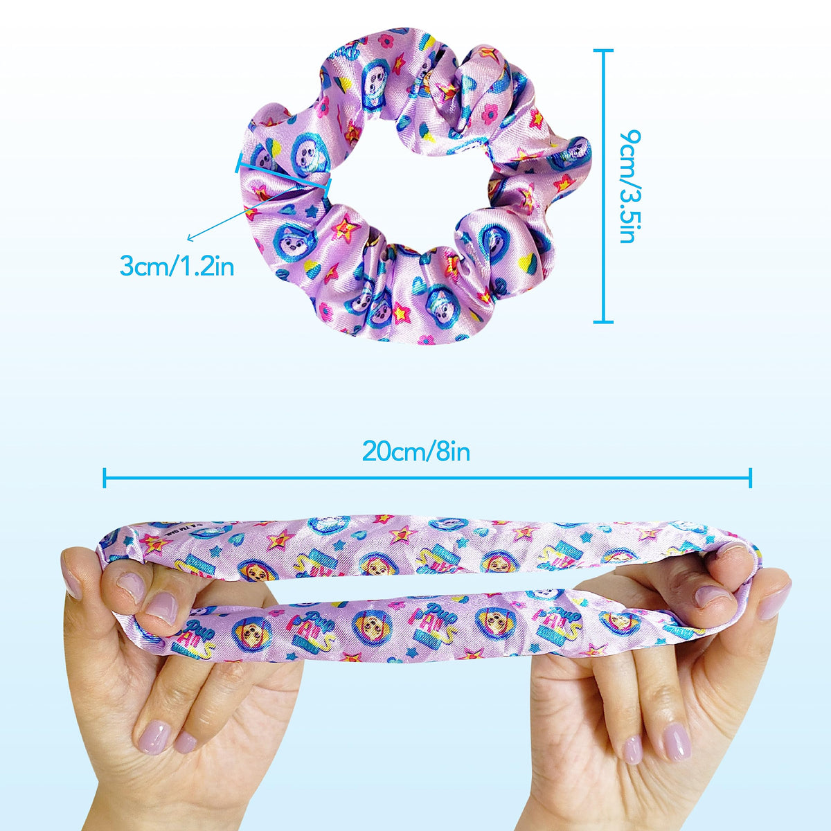 Packaging of LUV HER Paw Patrol Hair Accessories Set