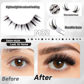 Packaging of Magnetic SL Lash Clusters Kit 154pcs
