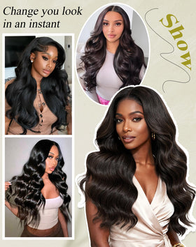 Packaging of MsBertha 26 Inch Body Wave Human Hair Wig