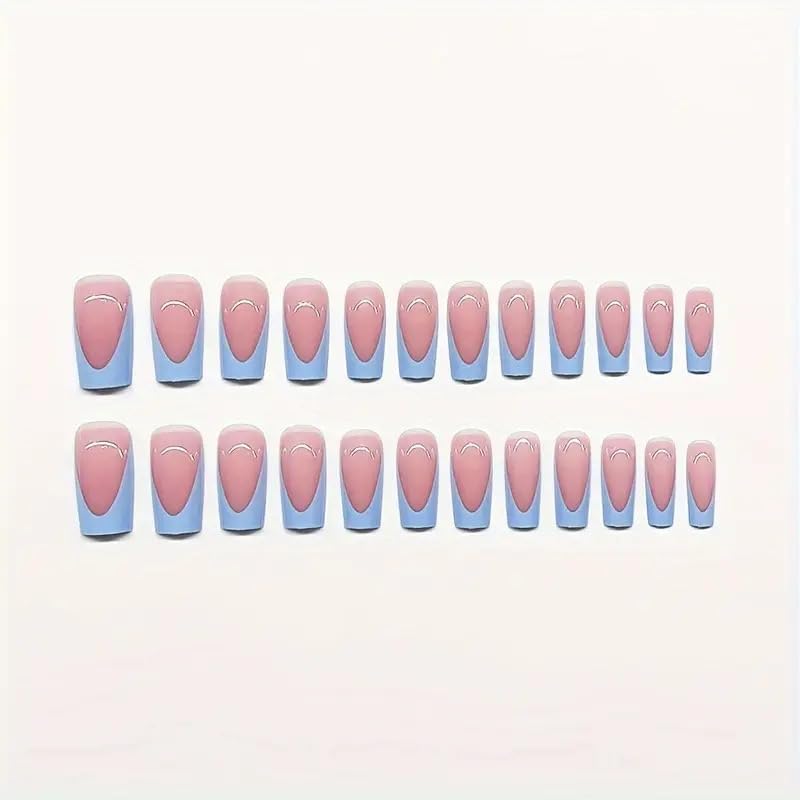 Packaging of NHIXK 60Pcs Press On Nails Set