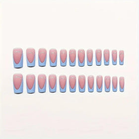 Packaging of NHIXK 60Pcs Press On Nails Set