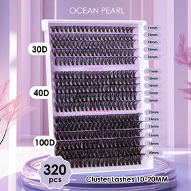 Packaging of Ocean Pearl 320Pcs Lash Clusters