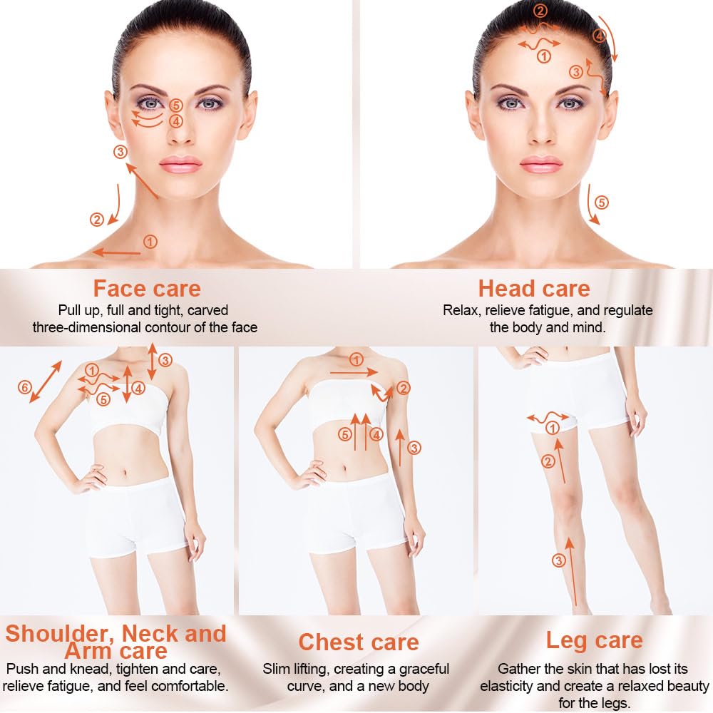 Packaging of ORCLEENA 3D Face Roller and Eye Wand Massager