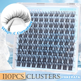 Packaging of PHKERATA Natural Lash Clusters Kit