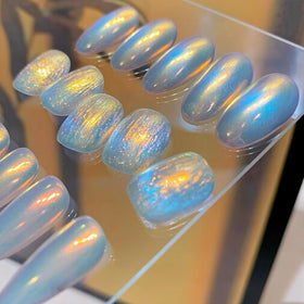 Packaging of Pretty Diva Sunset Chrome Nail Powder