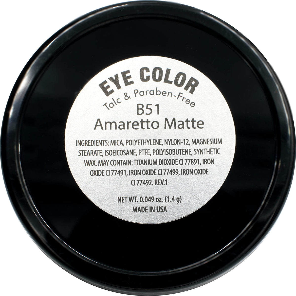 Packaging of Pure Ziva Amaretto Matte Eyeshadow