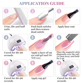 Packaging of RARJSM Cat Eye Gel Nail Polish Set