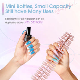 Packaging of ROSALIND 30PCS Gel Nail Polish Set