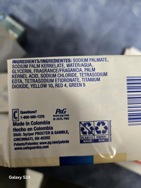 Packaging of Safeguard 14 bars antibacterial soap