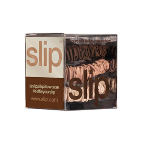 Packaging of SLIP Silk Hair Ties Set of 3