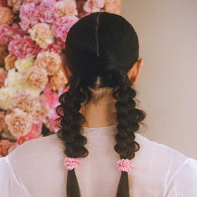 Packaging of SLIP Silk Hair Ties Set of 4