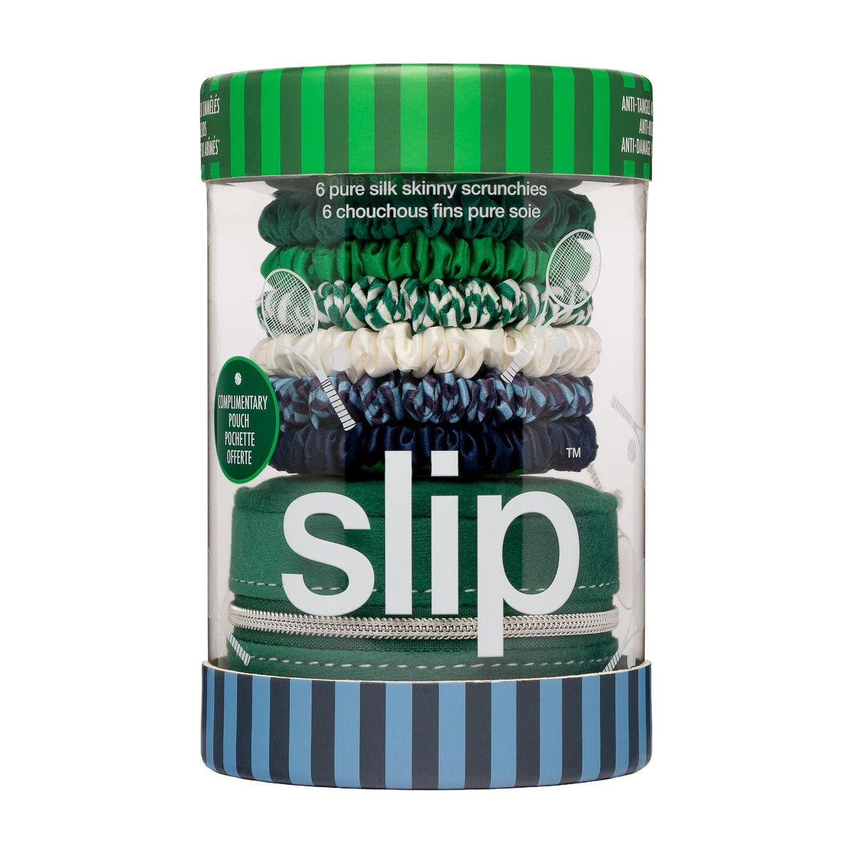 Packaging of SLIP Silk Hair Ties Set of 6