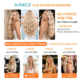 Packaging of Sunny Hair Clip in Hair Extensions