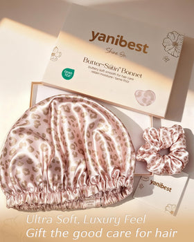 Packaging of YANIBEST Adjustable Satin Bonnet