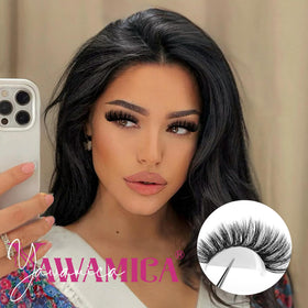 Packaging of Yawamica Fluffier Lash Clusters Kit