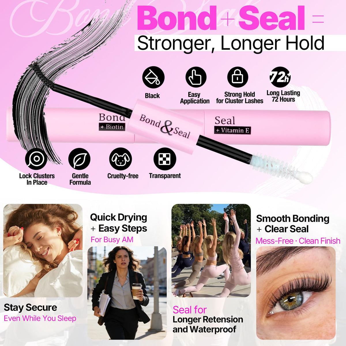 Packaging of Yawamica Lash Clusters Kit