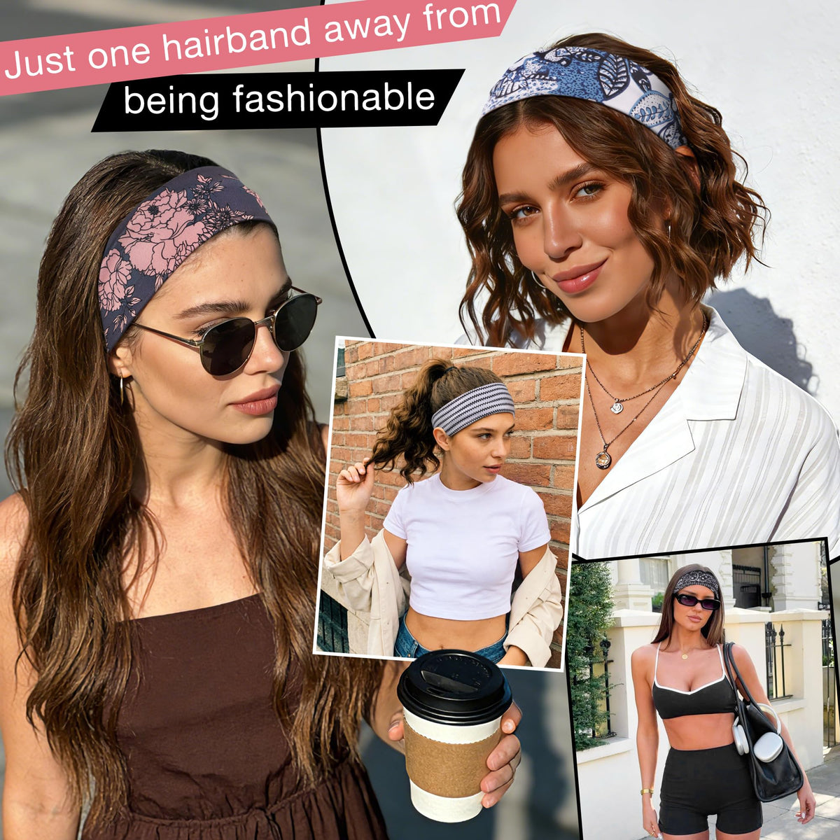 Packaging of Ztomine 8 Pack Non-Slip Headbands