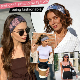 Packaging of Ztomine 8 Pack Non-Slip Headbands