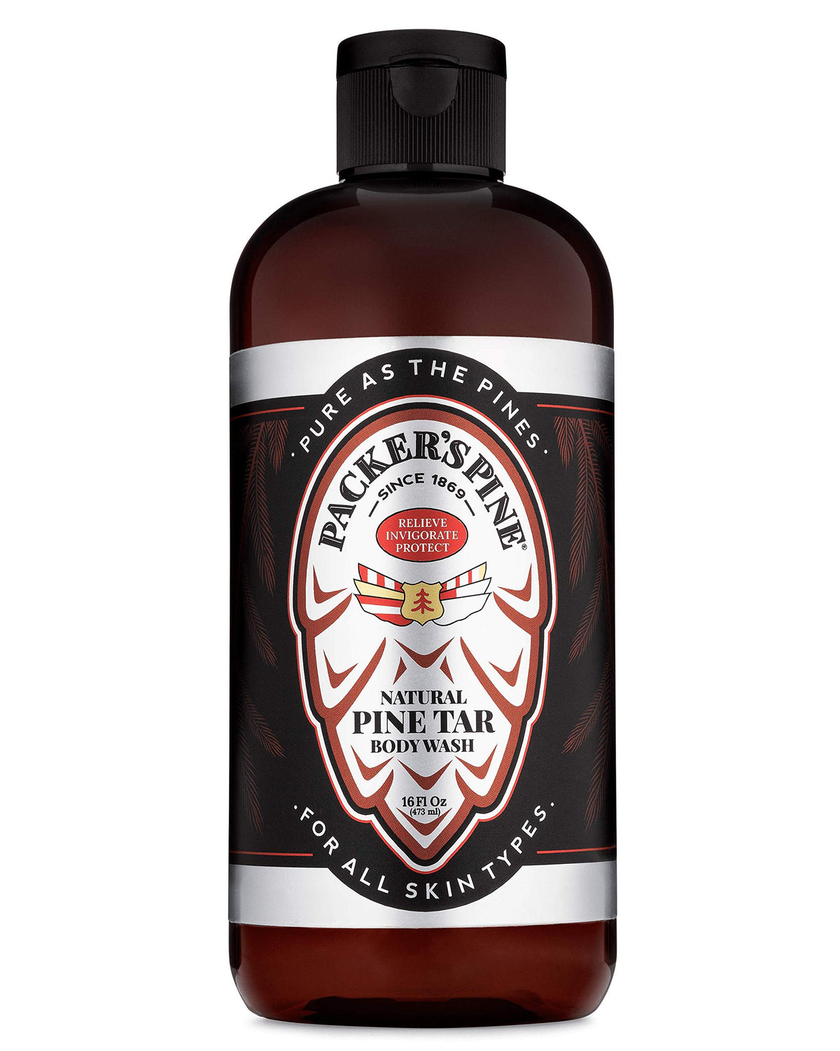 Packer's Pine Body Wash 16 fl oz front view